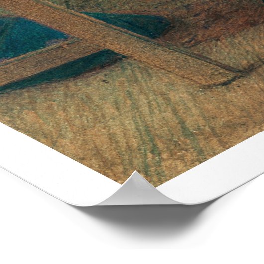 Kat ontbijt poster (Hoek)