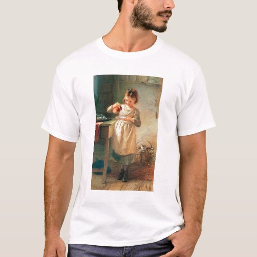 Kat ontbijt t-shirt (Voorkant)