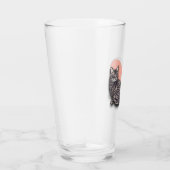 Kat ontmoet de volle maan glas (Rechts)