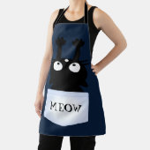 Kat ontsnapping uit zakje schort (Insitu)