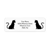 Kat ontwerp etiket (Voorkant)