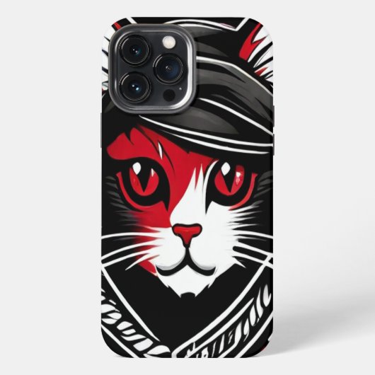 Kat ontwerp iPhone hoesje (Achterkant)