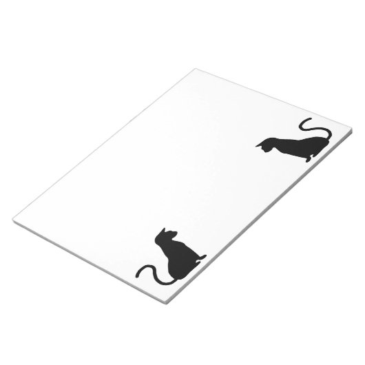 Kat ontwerp notitieblok (Schuin)