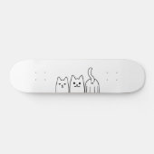 Kat ontwerp persoonlijk skateboard (Horizontaal)