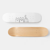 Kat ontwerp persoonlijk skateboard (Horizontaal)