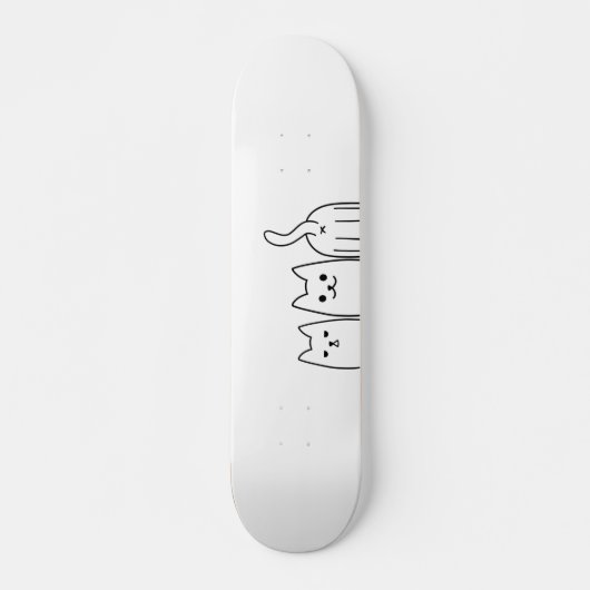 Kat ontwerp persoonlijk skateboard (Voorkant)