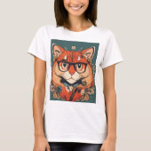 Kat ontwerp t-shirt (Voorkant)