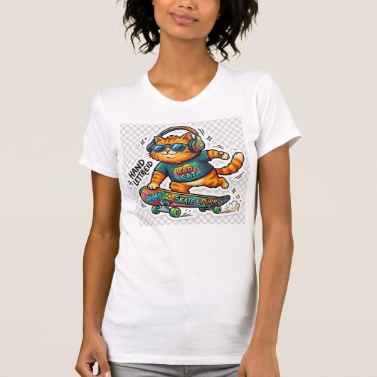 kat ontwerp t-shirt (Voorkant)
