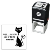 Kat ontwerp zelfinktende stempel (In situ)