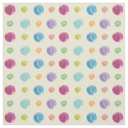 Kat Oog Knikkers patroon Stof (Swatch)
