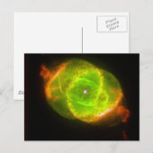 Kat-oog Nevel Briefkaart (Voorkant / Achterkant)