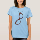 Kat-oogbril T-shirt (Voorkant)
