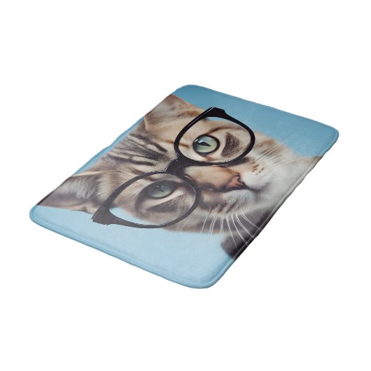 Kat-oorbril Badmat (Gekanteld)