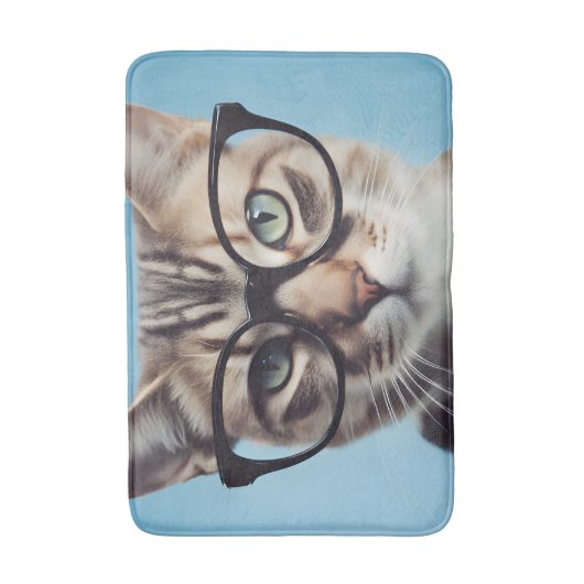 Kat-oorbril Badmat (Voorkant Verticaal)