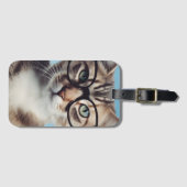 Kat-oorbril Bagagelabel (Voorkant (horizontaal))