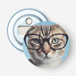 Kat-oorbril Button Flesopener