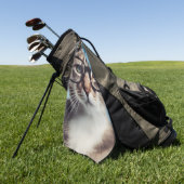 Kat-oorbril Golfhanddoek (Groen)