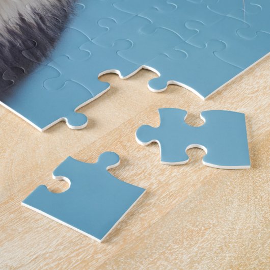 Kat-oorbril Legpuzzel (Zijkant)