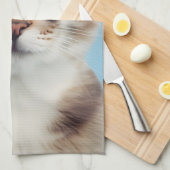 Kat-oorbril Theedoek (Quarter Fold)