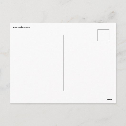 Kat op bank feestdagenkaart (Achterkant)