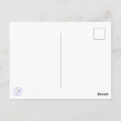 Kat op bank grappige speelse kunst briefkaart (Achterkant)