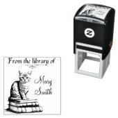 Kat op boeken Aangepaste zelfinnemende rubberstemp Zelfinktende Stempel (In situ)