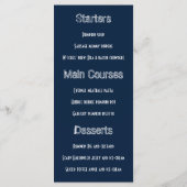 Kat op broomstokpartij menu (Achterkant)