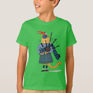 Kat op de doedelzak - T-shirt