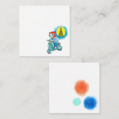 Kat op de fiets in Parijs Notitiekaartje (Voorkant / Achterkant)