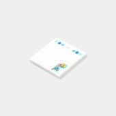 Kat op de fiets in Parijs Post-it® Notes (Schuin)