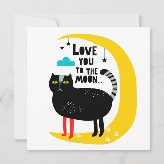 Kat op de maan (Voorkant)