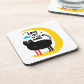 Kat op de maan bier onderzetter (Linkerzijde)