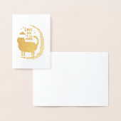 Kat op de maan folie kaarten (Display)