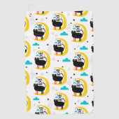 Kat op de maan golfhanddoek (Voorkant)