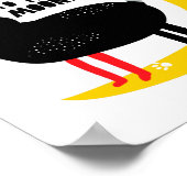 Kat op de maan poster (Hoek)