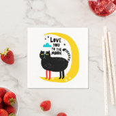 Kat op de maan servet (Insitu)