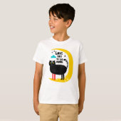 Kat op de maan t-shirt (Voorkant volledig)