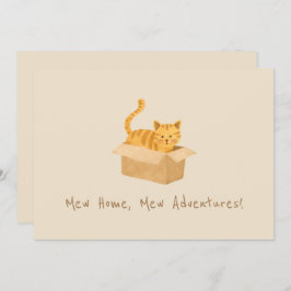 Kat op de Move Cat Bewegen Aankondiging