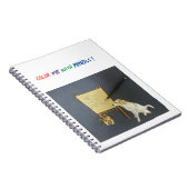 Kat op de schildersezel notitieboek (Rechterzijde)