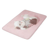 Kat op de telefoon badmat (Gekanteld)