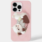 Kat op de telefoon Case-Mate iPhone case (Achterkant)