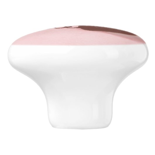 Kat op de telefoon keramische knop (Zijkant)