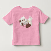 Kat op de telefoon kinder shirts (Voorkant)