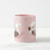 Kat op de telefoon mok (Midden)