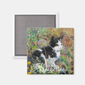 Kat op de vloer magneet (Voorkant / Achterkant)