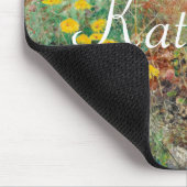 Kat op de vloer muismat (Hoek)