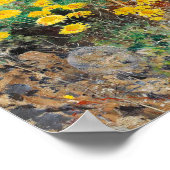 Kat op de vloer poster (Hoek)