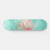Kat op Donut Pool Float Persoonlijk Skateboard (Horizontaal)