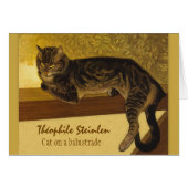 Kat op een balustrade CC0575 Théophile Steinlen (Voorkant Horizontaal)