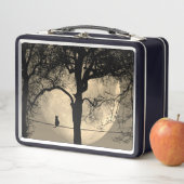 Kat op een draad Volle Maan (In situ)